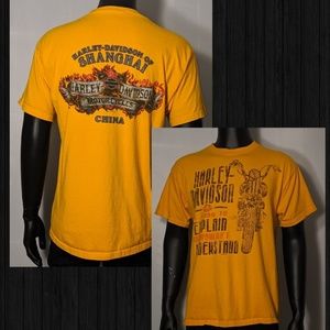 Rare Shanghai China Harley Davidson Tee